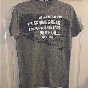 Hollister Gray Graphic T-Shirt